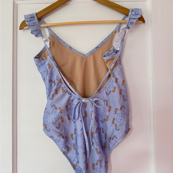 The Tiny Big Sister Tiny Cottons Mirrored Horses One-Piece Swimsuit size 36 - Picture 8 of 9